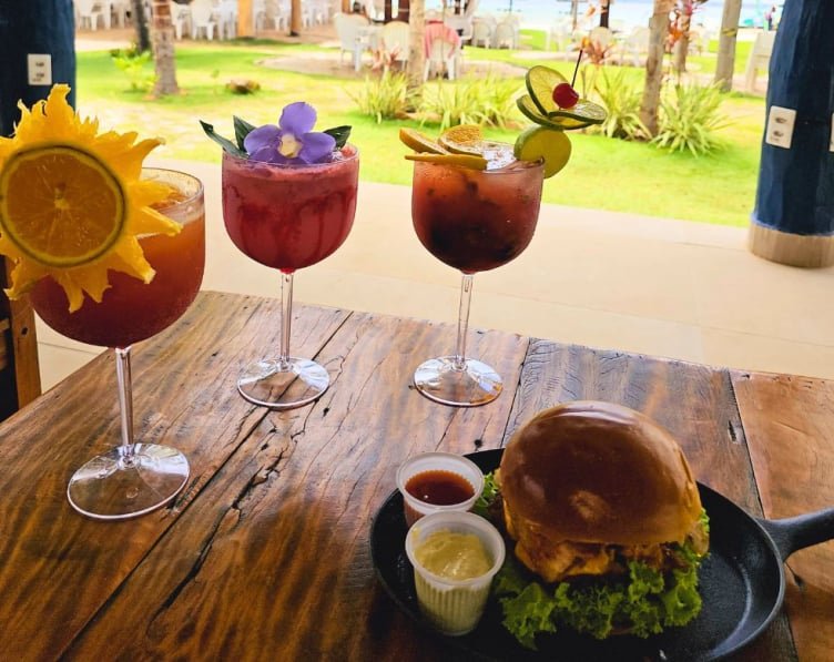 porções na praia da figueira