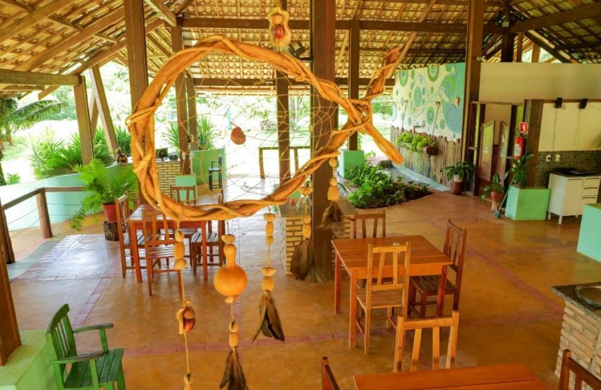 foto do restaurante na praia